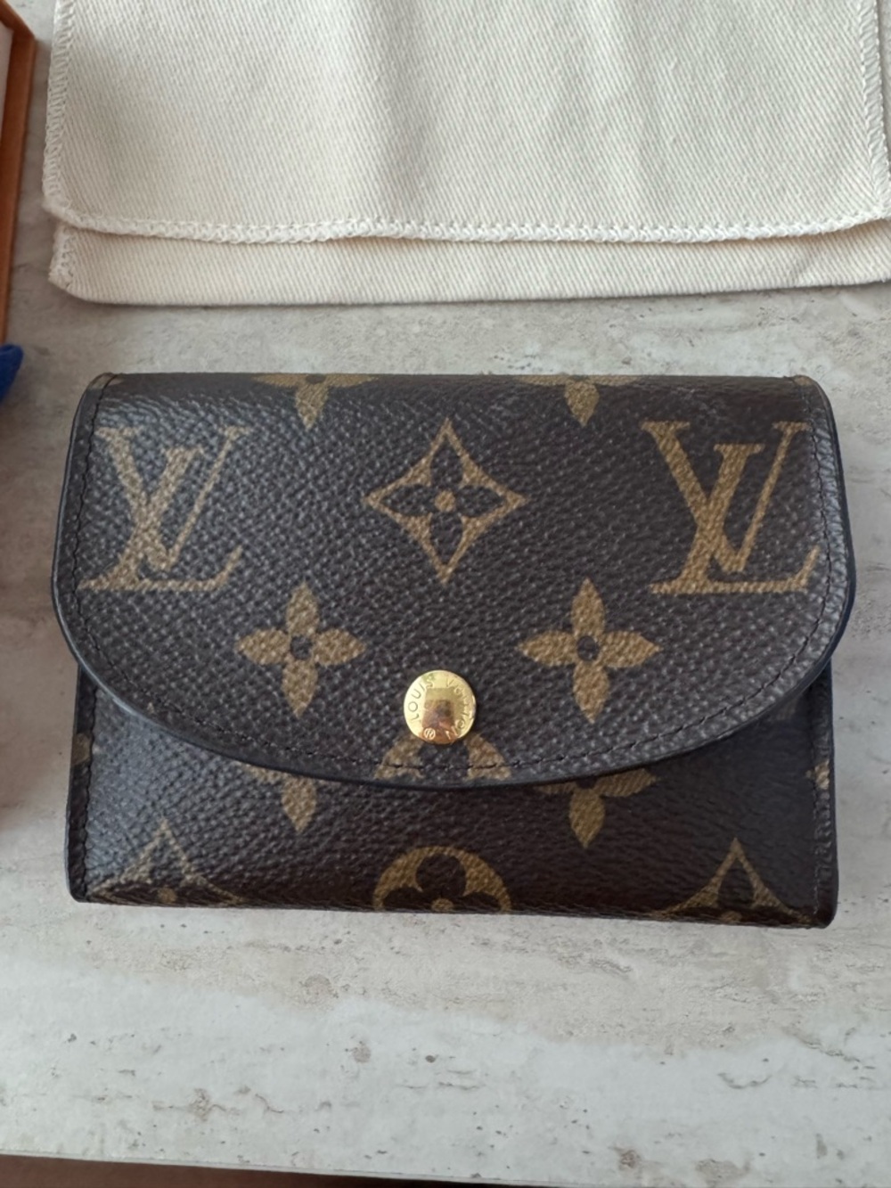 Louis Vuitton Monogram Canvas Rosalie Coin Purse/ wallet